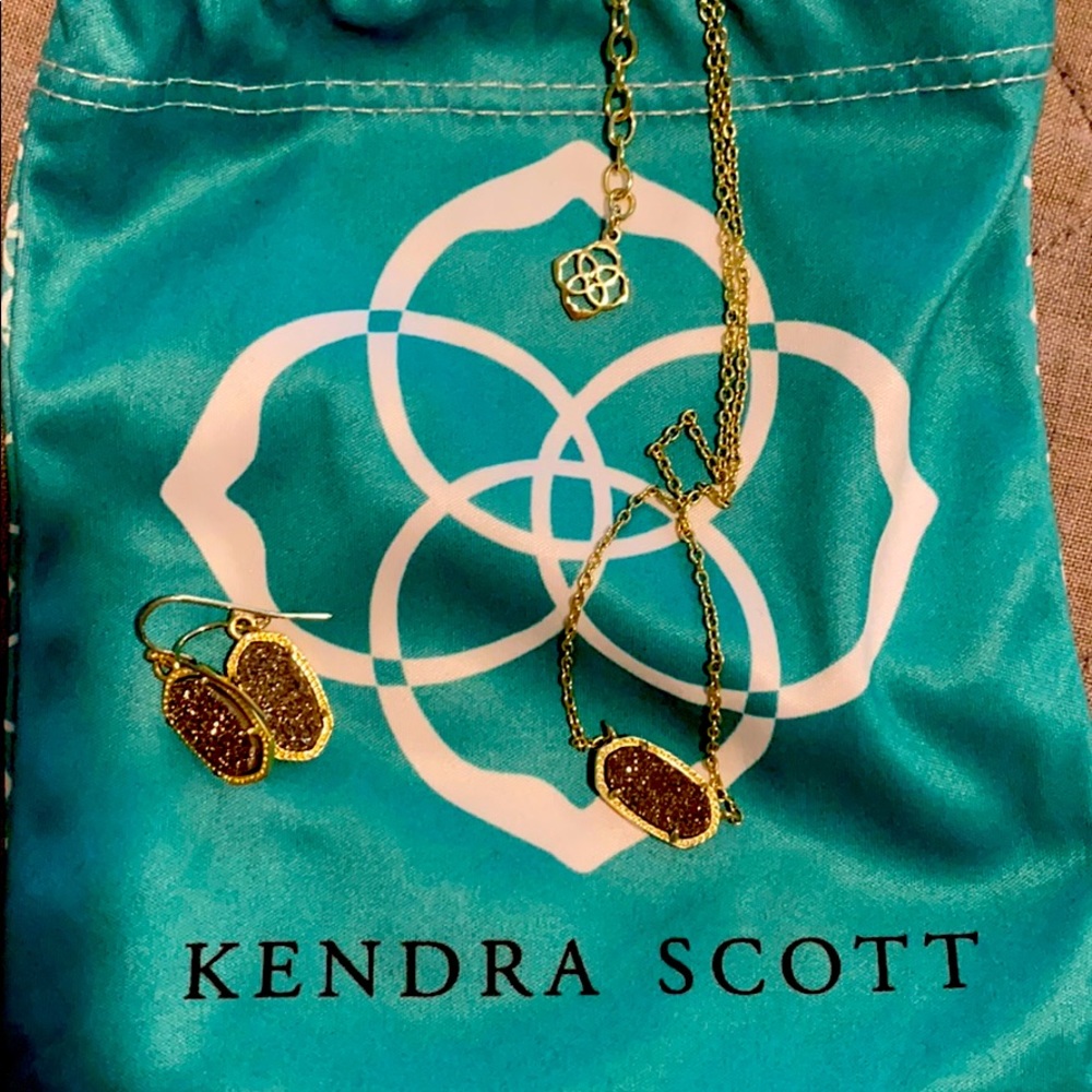 Necklace and earrings